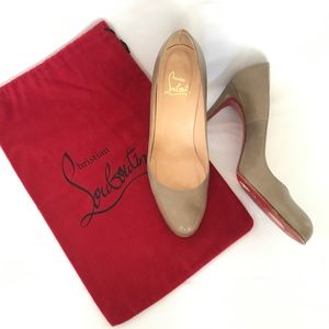 Christian Louboutin Taupe Simple Pump 40
